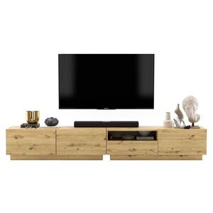 Meble Lindner SADA 2 TV stolků Enjoy Kašmír mat 240 cm se zásuvkou a soklem obraz