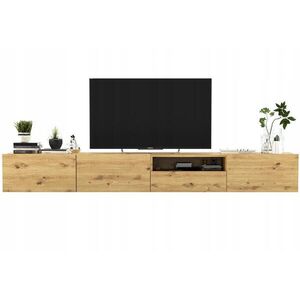 Meble Lindner SADA 2 TV stolků Enjoy Dub Artisan 240 cm se zásuvkou obraz