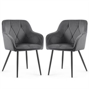 RAUMHIRSCH FURNITURE ČALOUNĚNÁ ŽIDLE, sada 2 ks, kovové nohy, zelená 54, 5/82, 5/58 obraz