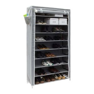 Relaxdays BOTNÍK Antracitový VALENTIN 9 polic obraz