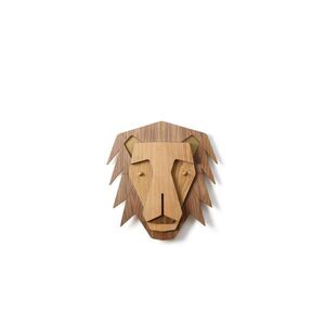 KUNSTLOFT NÁSTĚNNÁ MASKA HNĚDÁ, 22/24 CM obraz