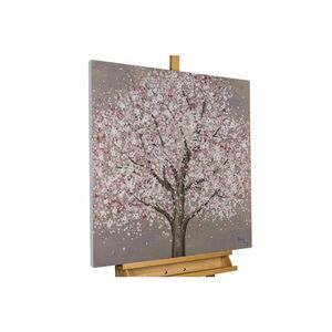 KUNSTLOFT RUČNĚ MALOVANÝ AKRYLOVÝ OBRAZ BÍLÝ, 80/80 CM obraz