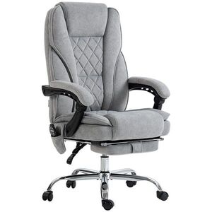 Vinsetto KANCELÁŘSKÁ ŽIDLE s vibrační masáží, ergonomická kancelářská židle s vyhříváním obraz