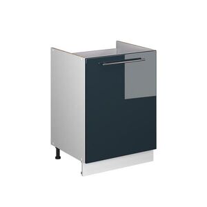 Vicco SKŘÍŇKA POD DŘEZ Fame-Line, Tmavě modrá s vysokým leskem/Bílá, 60 cm obraz