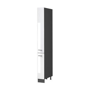 Vicco LÉKÁRNIČKOVÁ SKŘÍŇKA Fame-Line, Bílá vysoký lesk/Antracit, 20 cm obraz