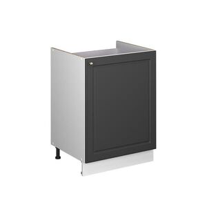 Vicco SKŘÍŇKA POD DŘEZ Fame-Line, Anthrazit-Gold Landhaus/Bílá, 60 cm obraz
