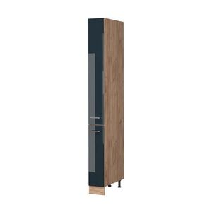 Vicco LÉKÁRNIČKOVÁ SKŘÍŇKA Fame-Line, Tmavě modrá s vysokým leskem/Zlatý mocný dub, 20 cm obraz