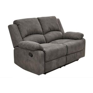 luma-home DVOUMÍSTNÁ RELAXAČNÍ POHOVKA s pružinovým jádrem, Š148/H87/V97 cm, mikrovlákno Vintage antracit / 15130 obraz