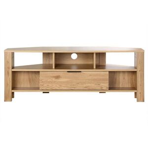 Calicosy ROHOVÁ TV skříňka s 1 zásuvkou, dubová povrchová úprava - Š120 cm obraz