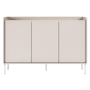 Selsey KOMODA Tovi Kašmírově šedá / Dekor dub 140 cm obraz