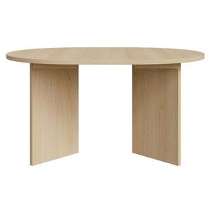 Selsey JÍDELNÍ stůl Selsey Ovo kulatý, dekor dub Lindberg, rozkládací, 110–190 × 110 cm obraz