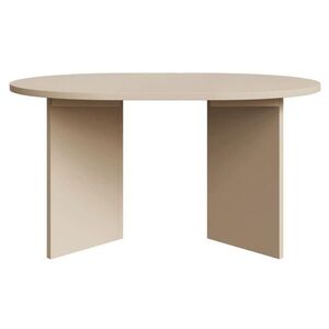 Selsey JÍDELNÍ stůl Selsey Ovo kulatý, cappuccino, rozkládací, 110–190 × 110 cm obraz