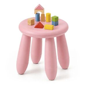 Relaxdays STOLIČKA Růžová plastová 26 cm obraz