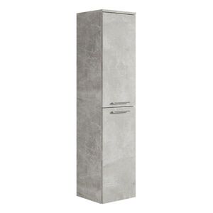 Badplaats KOUPELNOVÁ SKŘÍŇKA Saturnus se 2 dveřmi betonově šedá - 35 x 35 x 130 cm obraz