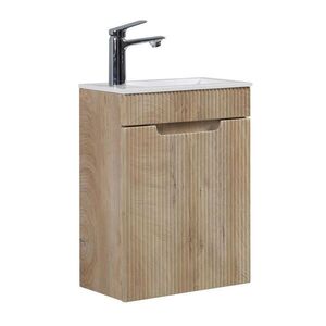 Badplaats SET UMYVADLA SE SKŘÍŇKOU Thermis 2 díly světlý dub- 40 x 22 x 53 cm obraz