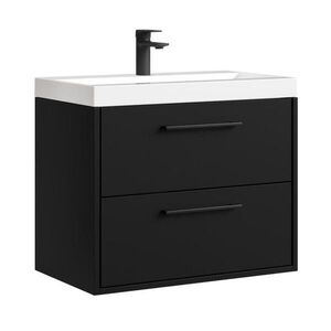 Badplaats KOUPELNOVÁ SESTAVA Florence 2 díly matná černá - 60 x 35 x 51 cm obraz