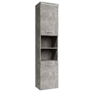 Badplaats KOUPELNOVÁ SKŘÍŇKA Paso se 2 dveřmi betonově šedá - 35 x 35 x 160 cm obraz