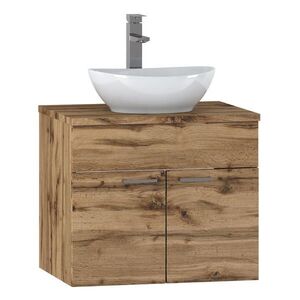 Badplaats SKŘÍŇKA POD UMYVADLO Colorado 2 zásuvky dub - 60 x 46 x 52 cm obraz