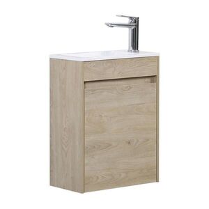 Badplaats SET UMYVADLA SE SKŘÍŇKOU Sinta 2 díly kaštanový dub - 40 x 22 x 54 cm obraz