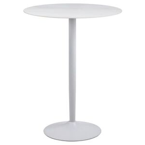 P & B BAROVÝ STŮL, bílá, 80/80/105 cm obraz