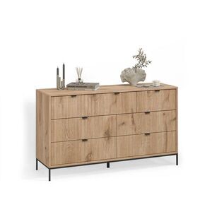 Livinity® PŘÍBORNÍK Aterno Dub Viking 42 x 81 cm se 7 zásuvkami obraz