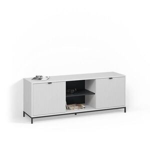 Livinity® NÍZKÁ SKŘÍŇKA Aterno Bílá 150 x 60 cm se 2 dveřmi obraz