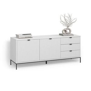 Livinity® NÍZKÁ SKŘÍŇKA Aterno Bílá 150 x 60 cm se 3 zásuvkami, 2 dvířky obraz