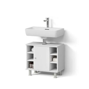 Livinity® ZÁKLADNÍ SKŘÍŇKA POD UMYVADLO Fucino Bílá 60 x 54 cm obraz