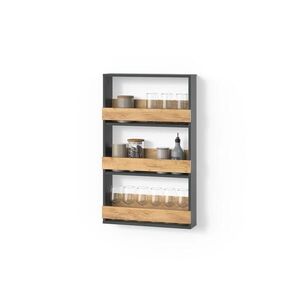 Livinity® STOJAN NA SKLENIČKY NA VÍNO Regusa Zlatý dub power/antracit 60 x 98 cm obraz