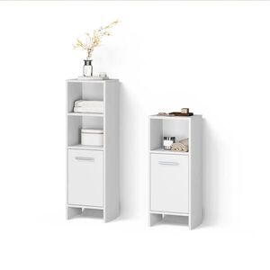 Livinity® SESTAVA KOUPELNOVÉHO NÁBYTKU Amalfi, Bílá, 2dílná obraz