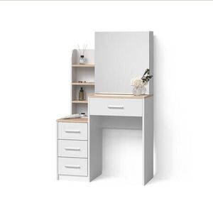 Livinity® TOALETNÍ STOLEK Loreta Bílá/Sonoma 80 cm obraz