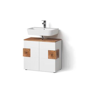Livinity® ZÁKLADNÍ SKŘÍŇKA POD UMYVADLO Tanaro Bílá 73.1 x 64 cm obraz