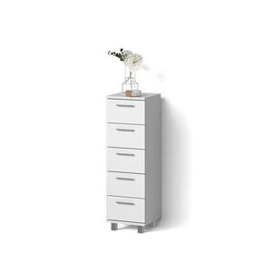 Livinity® SKŘÍŇKA DO KOUPELNY Eisak Bílá 30 x 95 cm obraz