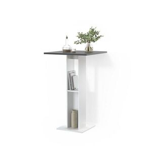 Livinity® BAROVÝ STŮL Regusa Bílá/antracitová 65 x 65 cm obraz