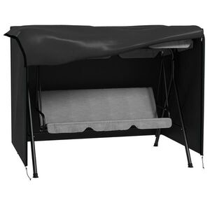 Modfu POTAH na zahradní houpačku z polyesteru 205x124x164 cm černý se zipem, UV ochranou a kotvením proti větru obraz