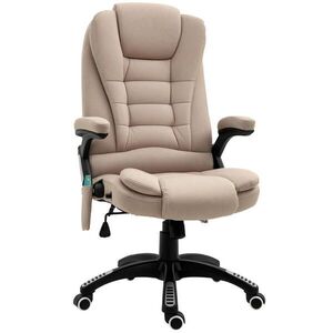 Vinsetto KANCELÁŘSKÁ ŽIDLE s vibrační masáží, ergonomická kancelářská židle s nastavitelnou výškou obraz