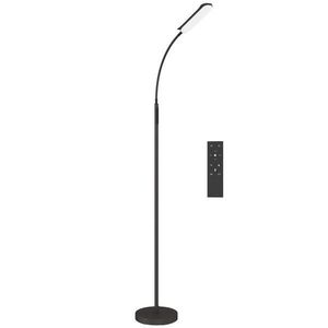 HOMCOM LED stojací lampa Stmívatelná stojací lampa s dálkovým ovládáním a dotykovým ovládáním obraz