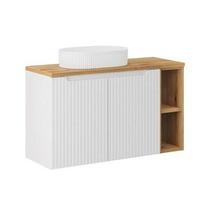Petits-meubles UMYVADLO 100.4cm Riva Bílá a dřevo obraz