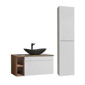 Petits-meubles KOUPELNOVÝ NÁBYTEK 100cm Zelie 2er-Set Bílá obraz