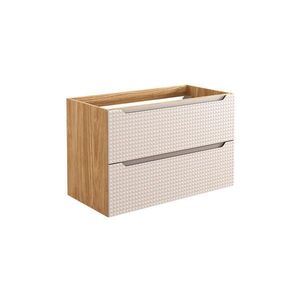 Petits-meubles SKŘÍŇKA POD UMYVADLO 90cm Mallory Béžová a dřevo obraz