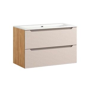 Petits-meubles UMYVADLO 91cm Mallory Béžová a dřevo obraz