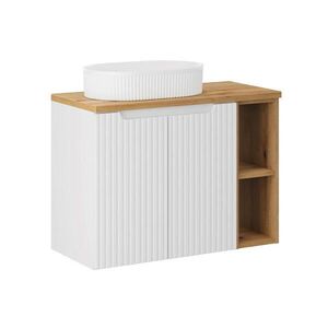 Petits-meubles UMYVADLO 80.4cm Riva Bílá a dřevo obraz