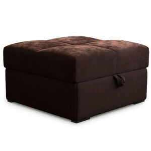 MASSENO MASSENO Taburet MIZA, Puf, Hnědá obraz