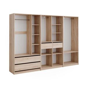 Vicco ŠATNÍ SKŘÍŇ Elmo Sonoma 280 x 200 cm Sada 3 kusů obraz