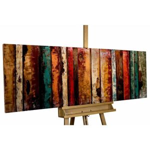 KUNSTLOFT KOVOVÝ OBRAZ ZÁŘIVÝ LES, 144/44 CM obraz