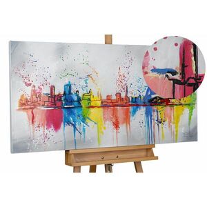 KUNSTLOFT OLEJOMALBA 120/60 cm, Město a architektura obraz