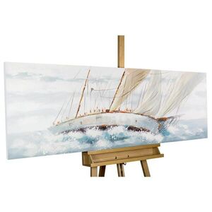 KUNSTLOFT OLEJOMALBA 150/50 cm, Moře a pláž obraz
