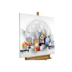 KUNSTLOFT OLEJOMALBA 80/80 cm, Město a architektura obraz