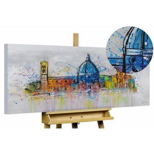 KUNSTLOFT RUČNĚ MALOVANÝ AKRYLOVÝ OBRAZ ŠEDÝ, 120/60 CM obraz