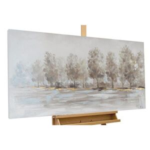 KUNSTLOFT RUČNĚ MALOVANÝ AKRYLOVÝ OBRAZ TAUPE, 120/60 CM obraz